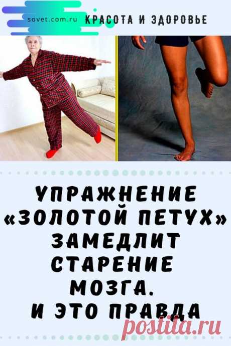 упражнение «Золотой петух» замедлит старение мозга. И это правда.
