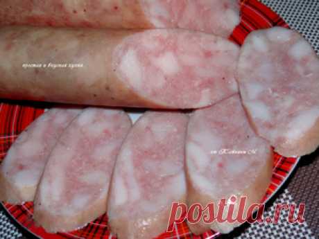 Колбаса домашняя куриная молочная рецепт с фотографиями
