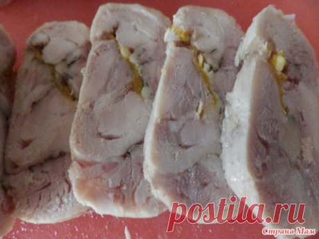 Мясной рулет для тех, кто не любит колбасу