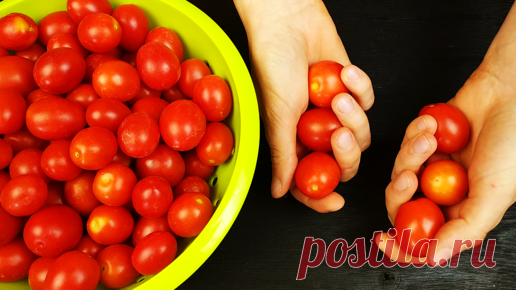 У меня помидоры хранятся годами: не консервирую, не замораживаю и не варю (моя любимая заготовка из помидоров, делюсь) | Кулинарный Микс | Дзен