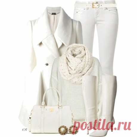 В ожидании снега: 10 белоснежных зимних look`ов » MAKATAKA