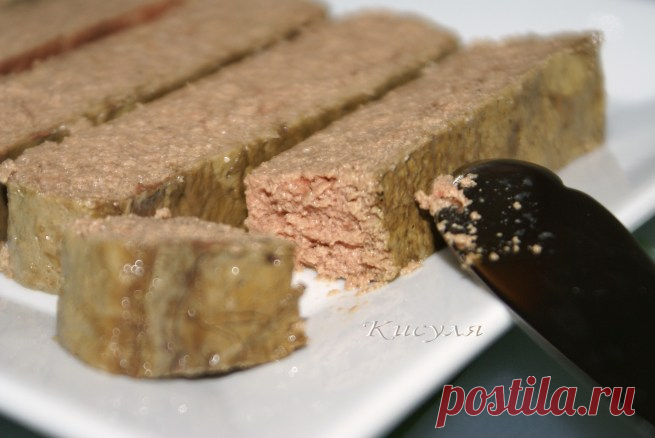 Паштет из печени запечённый | Кошкин дом