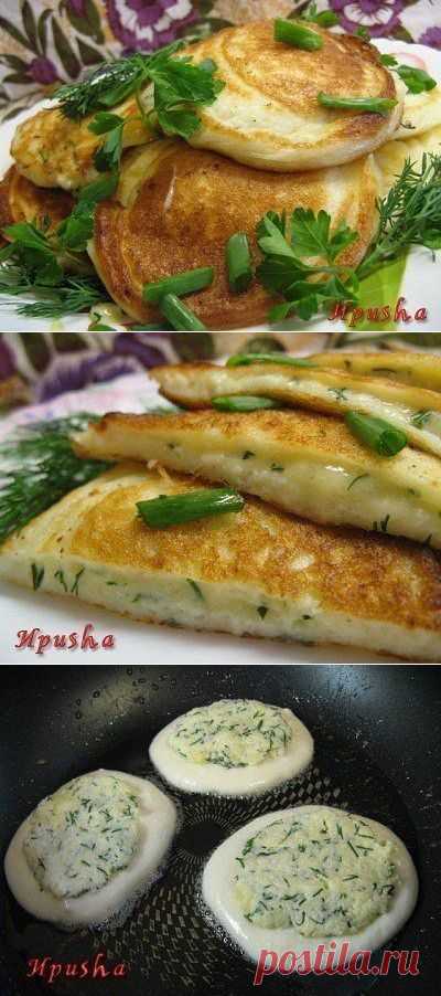 Оладьи-хачапури..