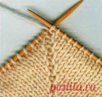 Прибавление петель в полотне без отверстий