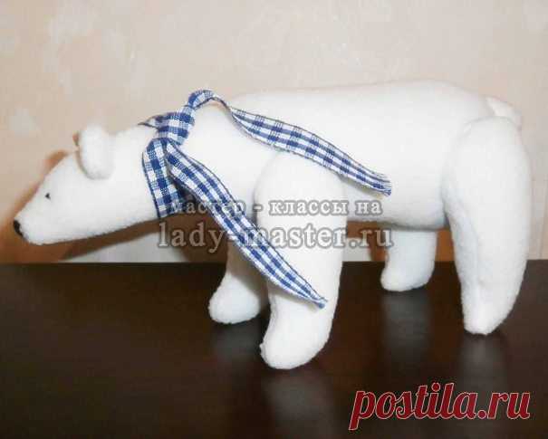 Белый медведь своими руками, мастер - класс с фото, пошагово