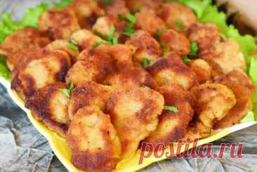 Отбивные из куриных сердечек в кляре — Домашняя кулинария