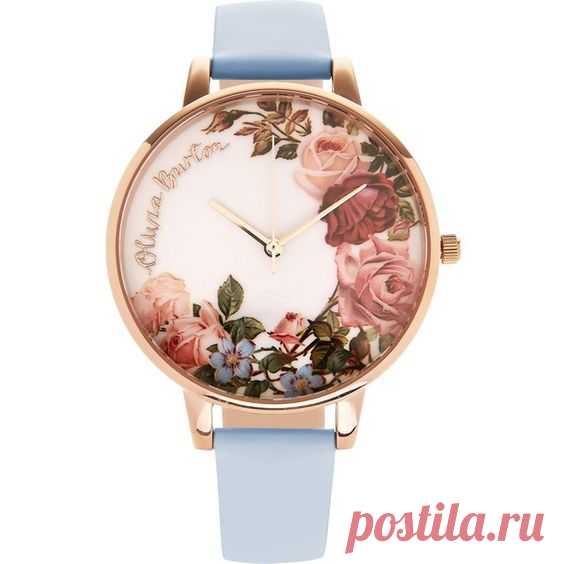 Женские часы 
Olivia Burton English Garden Floral Print Big Dial Watch
