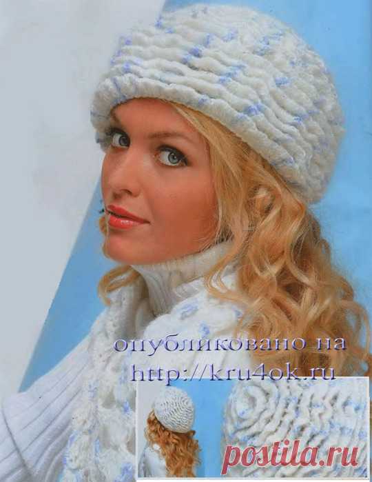 ОРИГИНАЛЬНАЯ БЕЛАЯ ШАПОЧКА