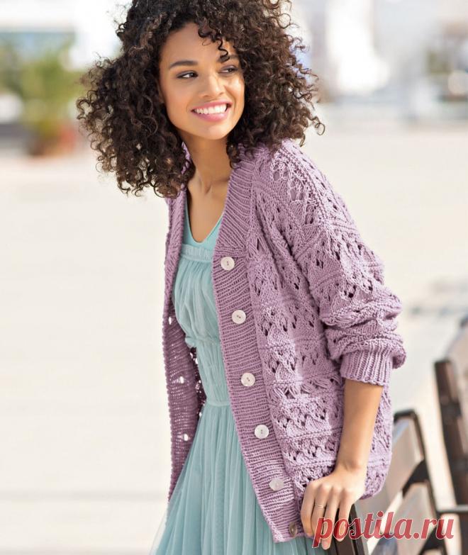 Кардиган. Спицы.