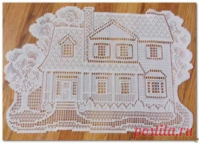 Филейное вязание как особый вид искусства