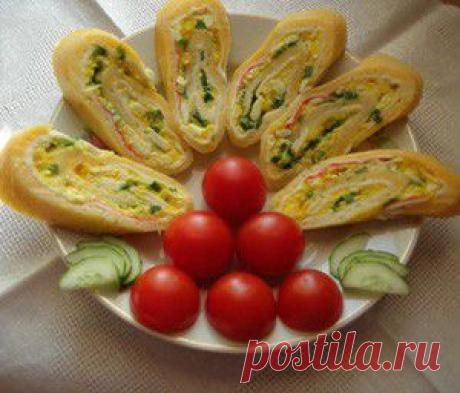 Сырные рулетики : Закуски и бутерброды
