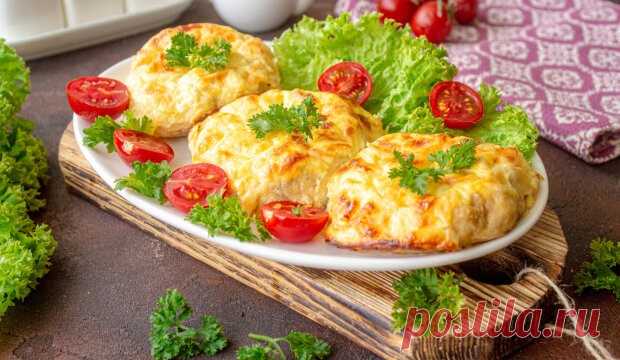 Диетические мясные ватрушки с сыром! Просто, вкусно и полезно!