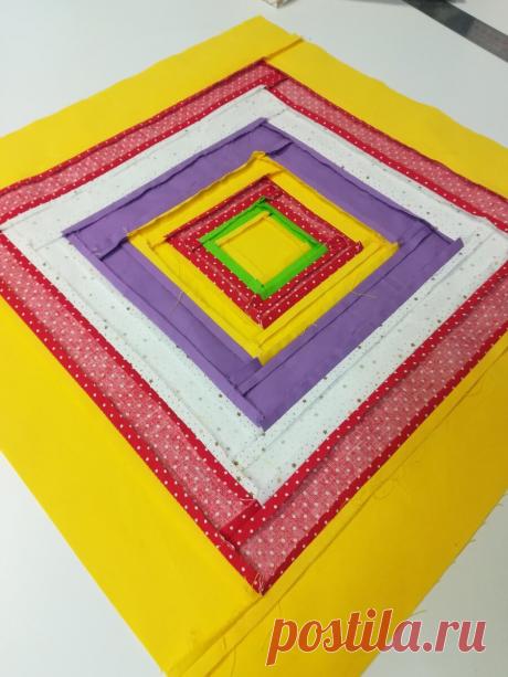 Лоскутная подушка, от начала до готового изделия. | Мастерская "Милые сони" | Дзен