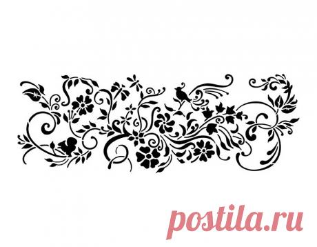 Узоры и орнаменты трафареты для детей. Распечатайте шаблоны бесплатно.