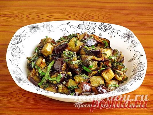 Баклажаны с чесноком в духовке, рецепт с фото