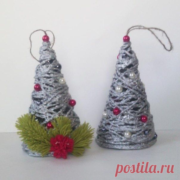 Елочка из ниток / Рукоделие