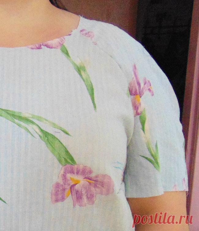 Готовые выкройки блузы с рукавом реглан размеры 60 - 68