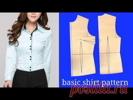 Hướng dẫn làm rập Áo cơ bản | Basic shirt making tutorial |basic Sewing techniques |
