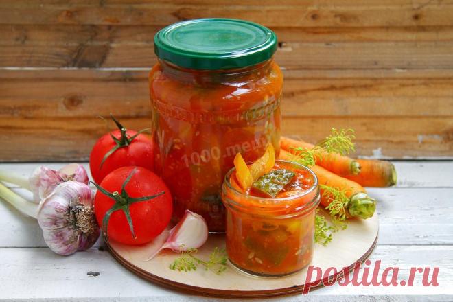 Лечо из огурцов с помидорами на зиму