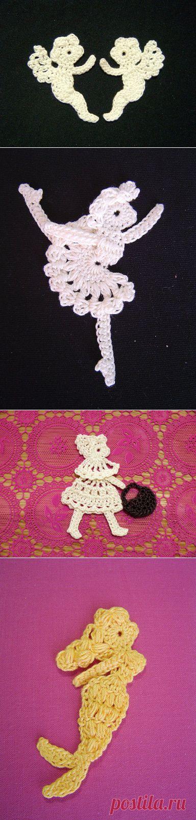 ВЯЗАНЫЕ АППЛИКАЦИИ.