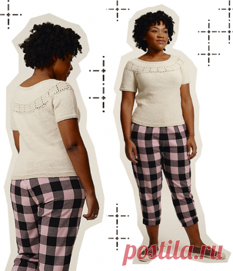 Вязаный топ Timbromania | ДОМОСЕДКА