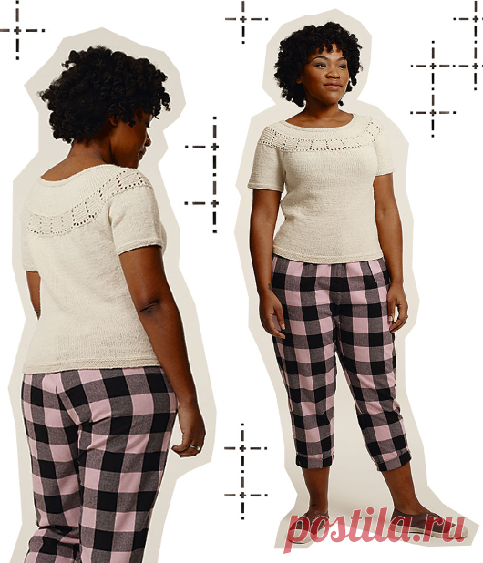 Вязаный топ Timbromania | ДОМОСЕДКА