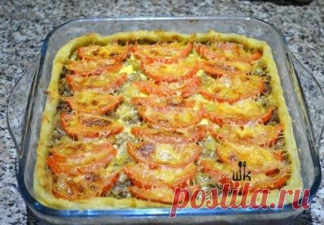 ОТКРЫТЫЙ МЯСНОЙ ПИРОГ 🍴 / Здоровый аппетит