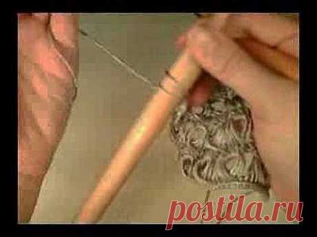 ▶ Shaping Broomstick Lace 2 - Increasing - YouTube
