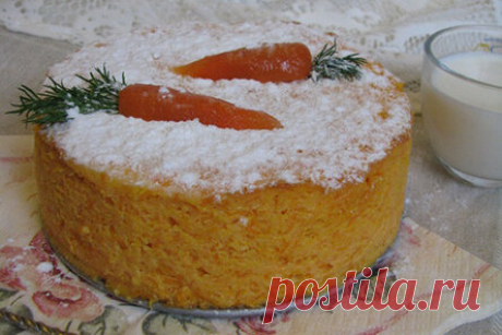 Морковное суфле-запеканка