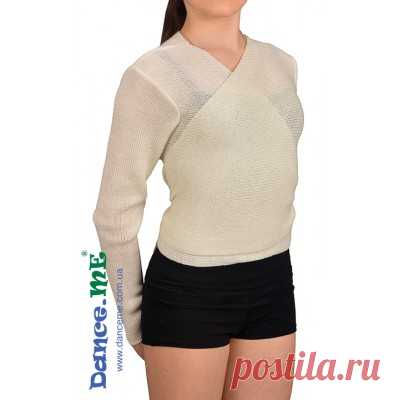 Dance Me Кофта на запах, шерсть, белый