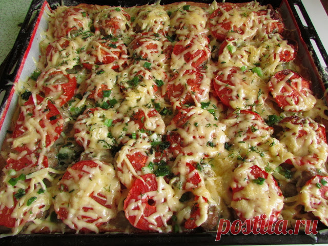 Запеканка с мясным фаршем 