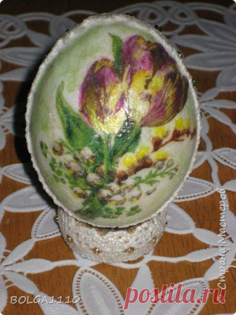 Заготовка для пасхального яйца быстро и недорого | Своими руками