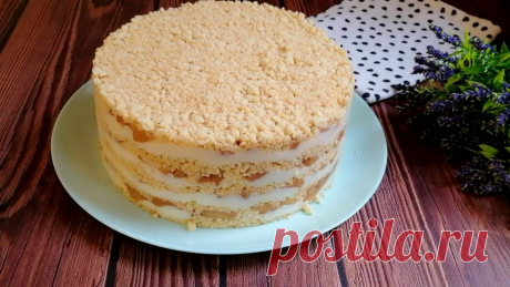 Вкуснейший яблочный пирог с прослойкой из нежного крема | Готовим без духовки | Готовим Очень Вкусно! | Пульс Mail.ru