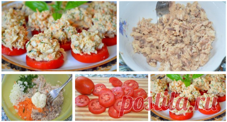 Закуска из рыбных консервов