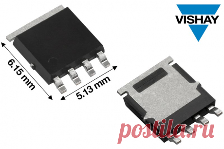 Vishay Intertechnology представила лучший в мире p-канальный 80-вольтовый TrenchFET MOSFET, сертифицированный в соответствии со стандартом AEC-Q101. Разработанный подразделением Vishay Siliconix новый прибор SQJA81EP с самым низким сопротивлением открытого канала среди всех p-канальных устройств с допустимым напряжением стока –80 В увеличит удельную мощность и КПД автомобильных приложений. Транзистор SQJA81EP в компактном корпусе PowerPAK SO-8L размером 5.13 мм × 6.15 мм п...
