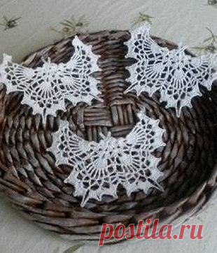 Красивые бабочки крючком Новый, 8й сезон экспресс конкурса 