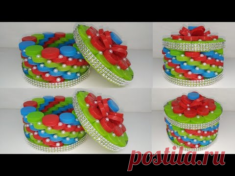 174) Ide kreatif - Kreasi dari tutup botol bekas || bottle cap craft ideas