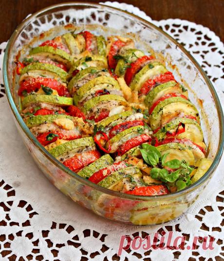 ЛЕГКАЯ ОВОЩНАЯ ЗАПЕКАНКА С КУРИНОЙ ГРУДКОЙ|ОЧЕНЬ ВКУСНО