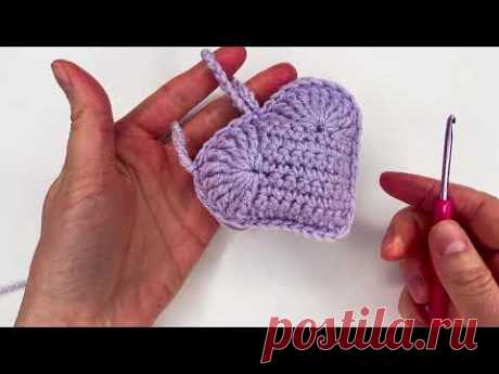 Crochet Keychain Valentine’s Day heart ❤️
