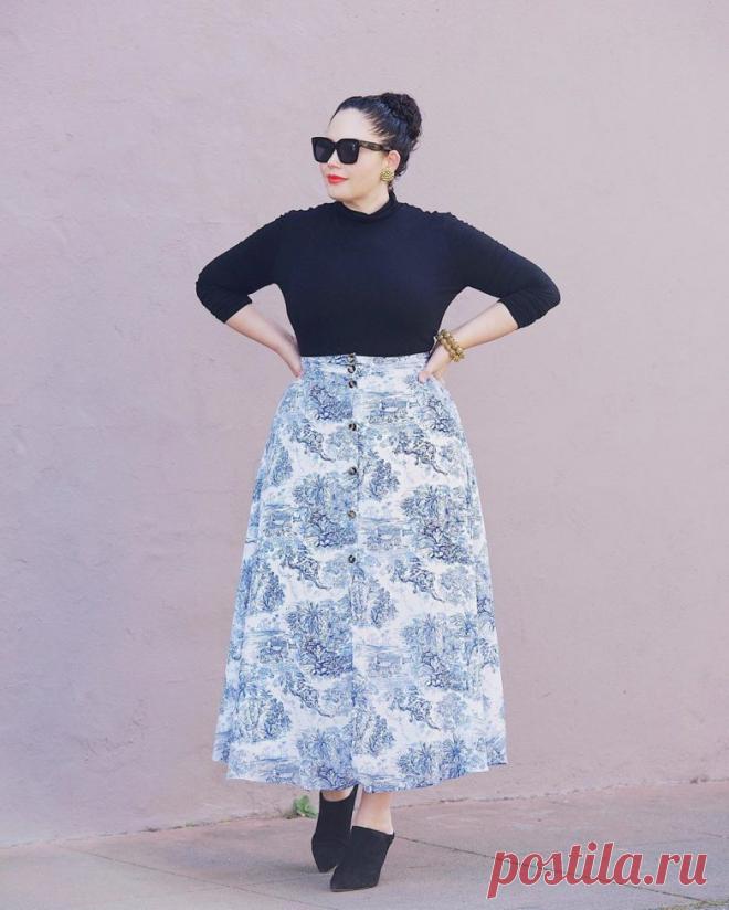 Юбки, для полных женщин, которые подчеркнут достоинства и скроют недостатки / Все для женщины