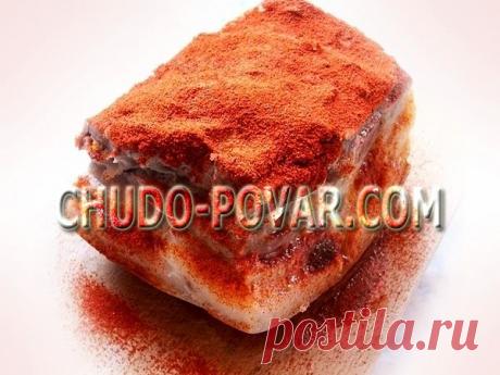 ЗАСОЛКА САЛА В ДОМАШНИХ УСЛОВИЯХ - рецепт с фото   сухая засолка сала