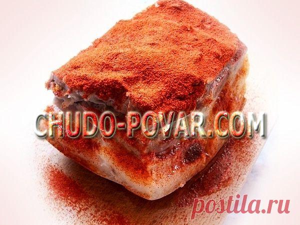 ЗАСОЛКА САЛА В ДОМАШНИХ УСЛОВИЯХ - рецепт с фото   сухая засолка сала