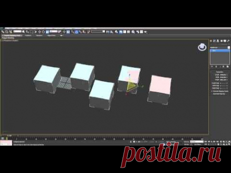 Режимы Pivot point - Урок 3D Max - Бесплатный курс Быстрый старт в 3Ds Max (день #2)