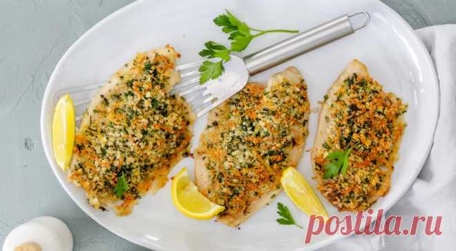 Тилапия  под румяной корочкой, пошаговый рецепт с фото