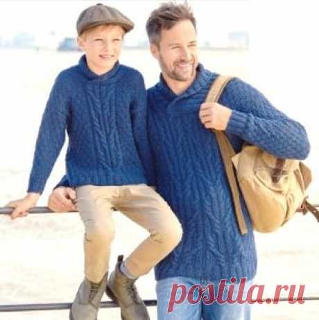Вязаные модели для мужчин спицами