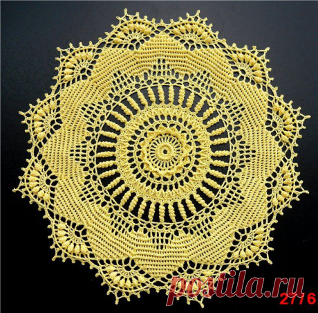 Садфетка &quot;Ruby&quot; из альбома Doilies with a Twist