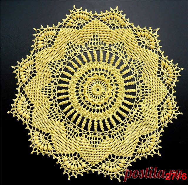 Садфетка "Ruby" из альбома Doilies with a Twist
