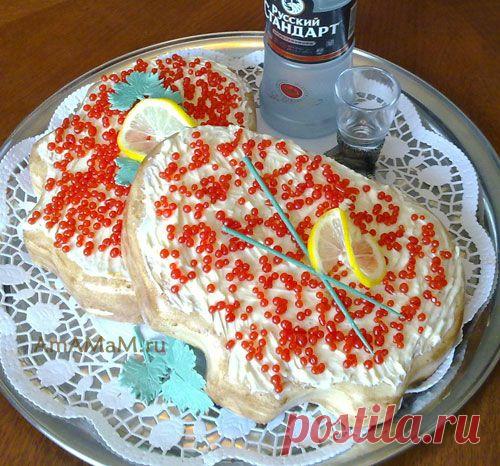 Как сделать икру на торт Бутерброды с икрой