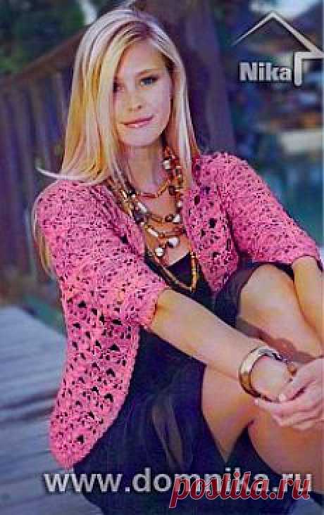 Жакеты » Вязание крючком и спицами схемы и модели