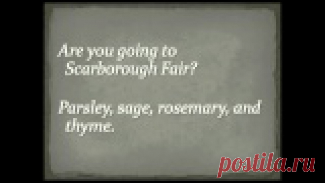 Simon & Garfunkel - Scarborough Fair (Full Version) Lyrics